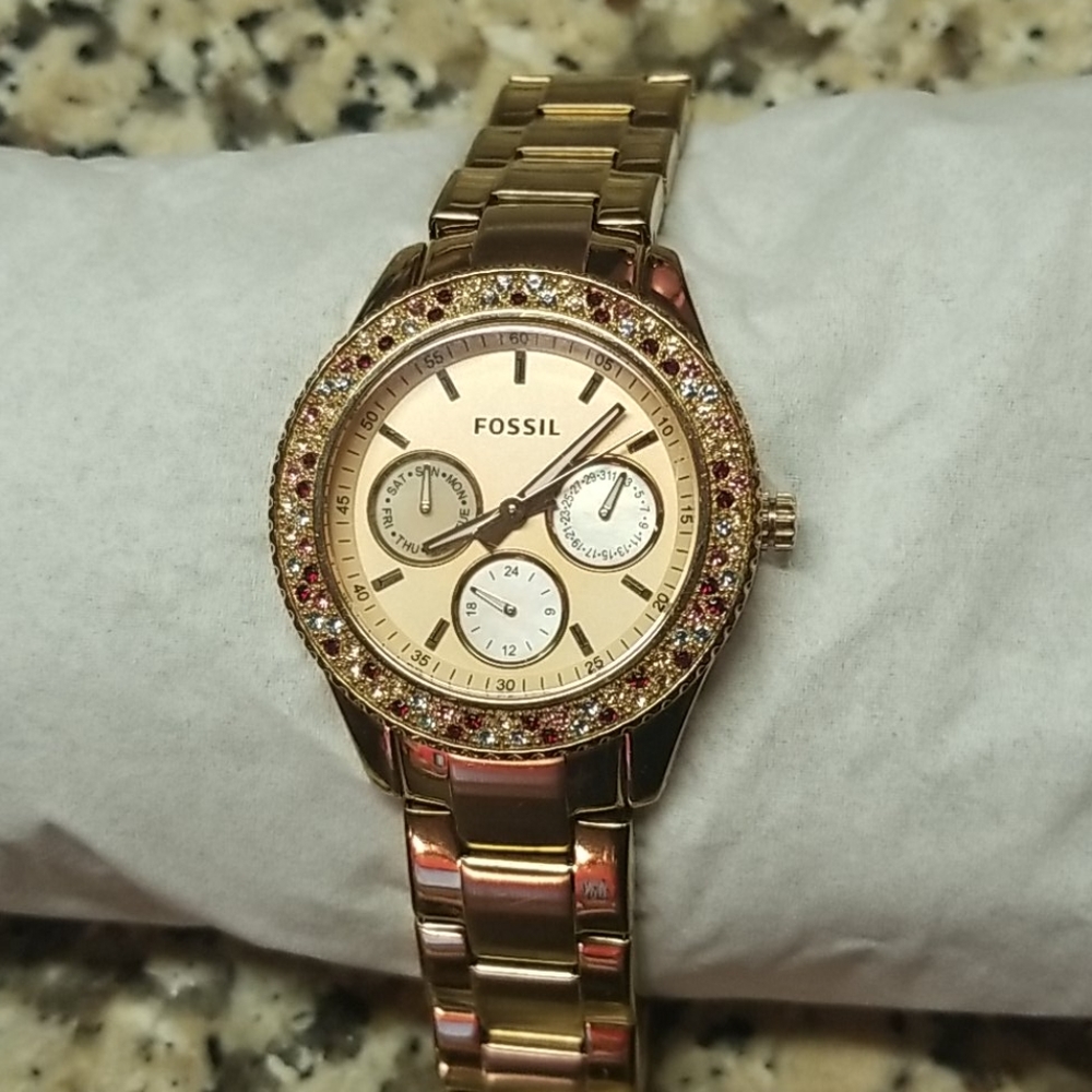 Fossil Rose Gold watch
